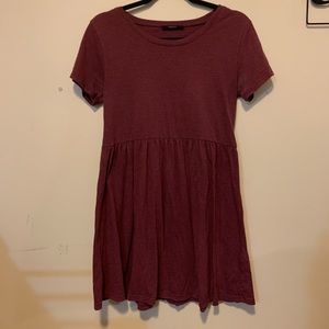 Women’s S | wine tshirt dress | Forever21